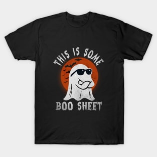 Funny Halloween Boo Ghost Costume This is Some Boo Sheet T-Shirt